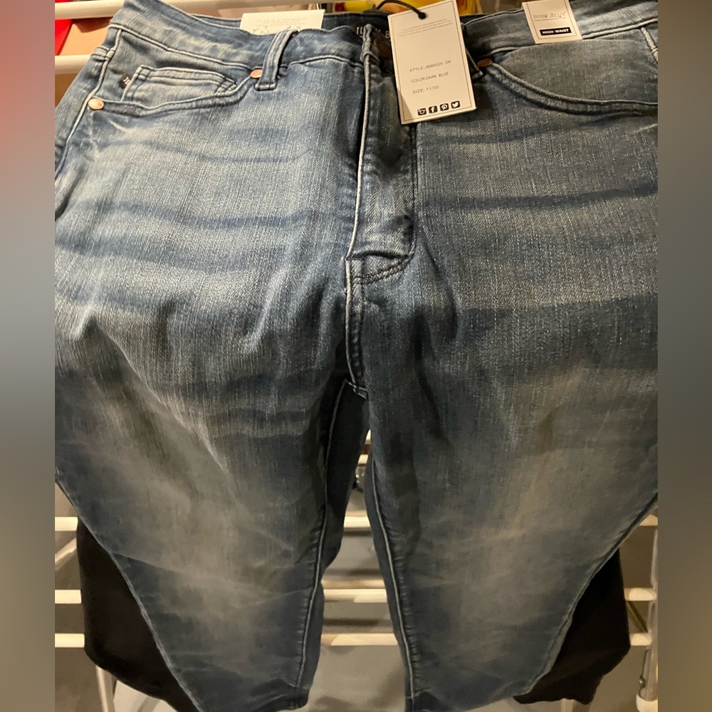 Judy Blue size 11 control top skinny jeans. BNWT
